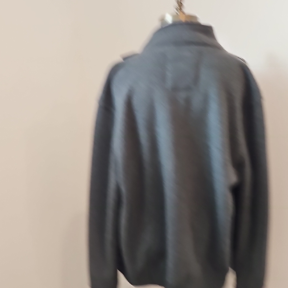 GAP Men's Charcoal Zip-Up Sweater Jacket - Picture 3 of 4